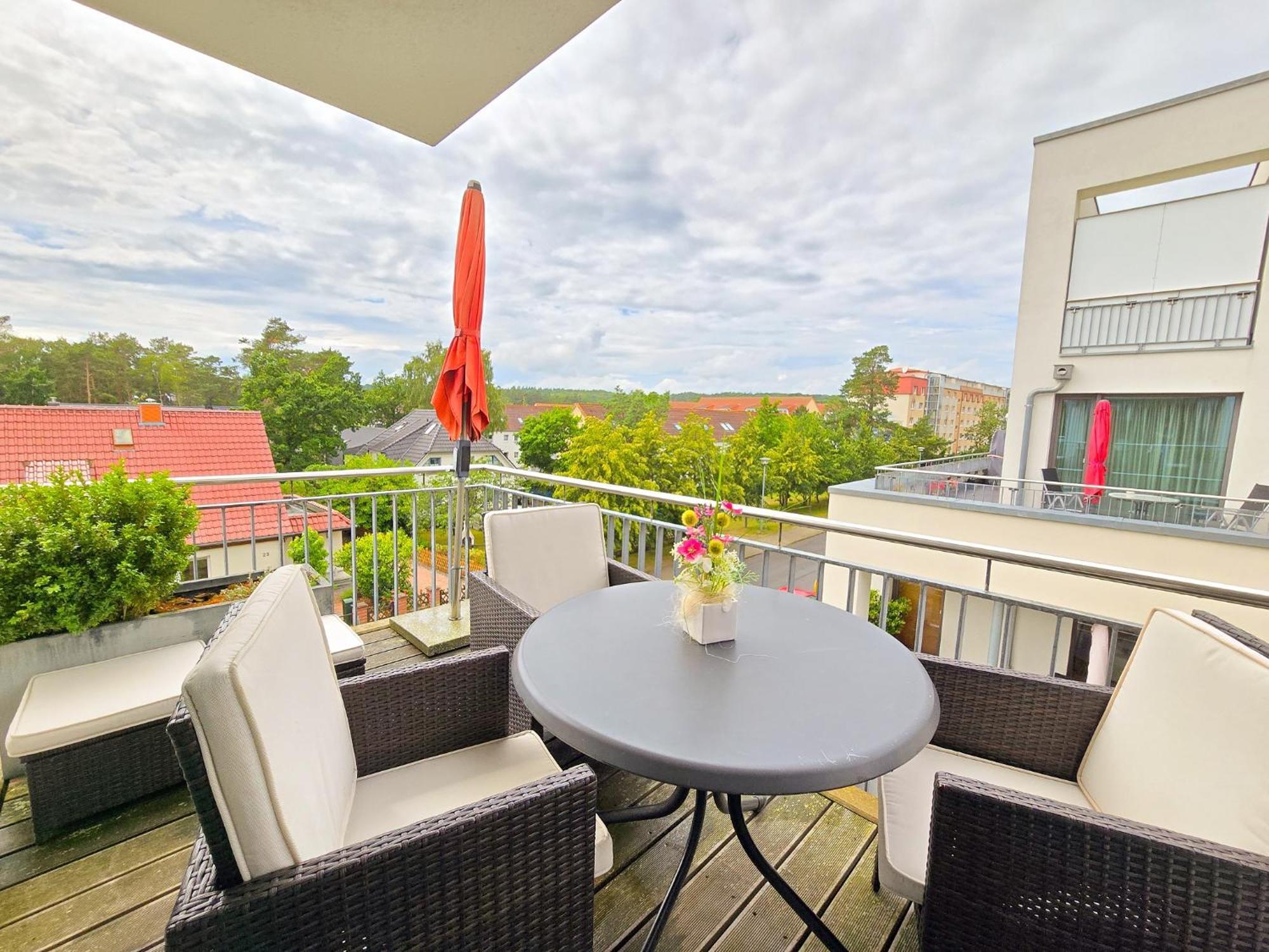 Strandvillen Binz - Ferienwohnung Mit 1 Schlafzimmer Und Balkon Dr-421 المظهر الخارجي الصورة